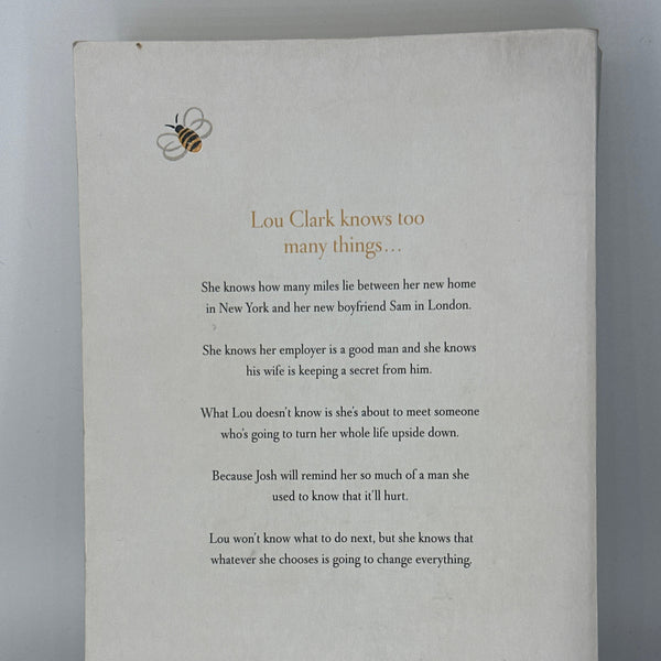Jojo Moyes Still Me actual back cover used books