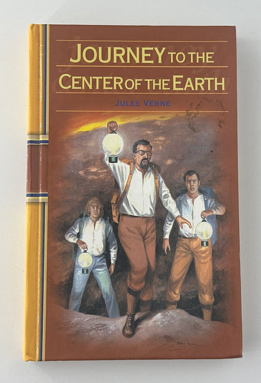 Jules Verne Journey To The Center Of The Earth front cover used books