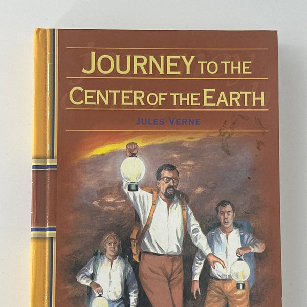 Jules Verne Journey To The Center Of The Earth front cover used books