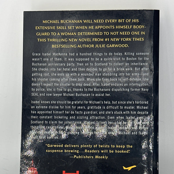 Julie Garwood Grace Under Fire actual back cover used books