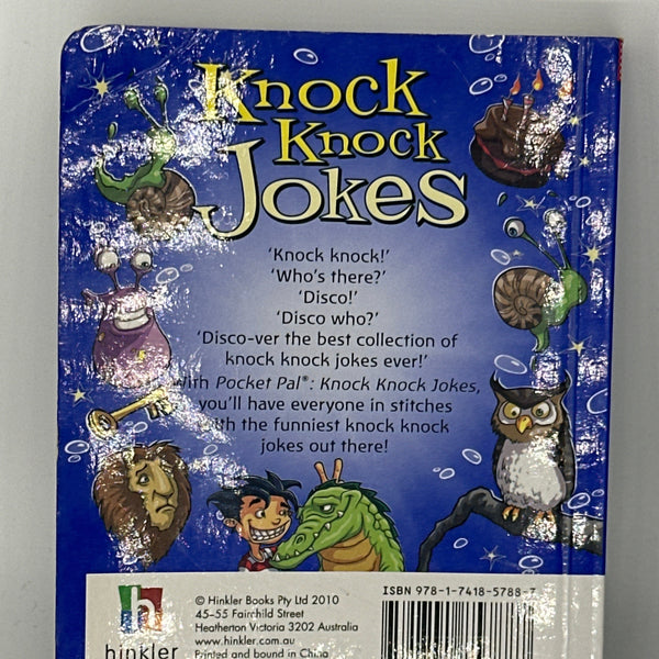 Knock Knock Jokes (Pocket Pal) back cover used books