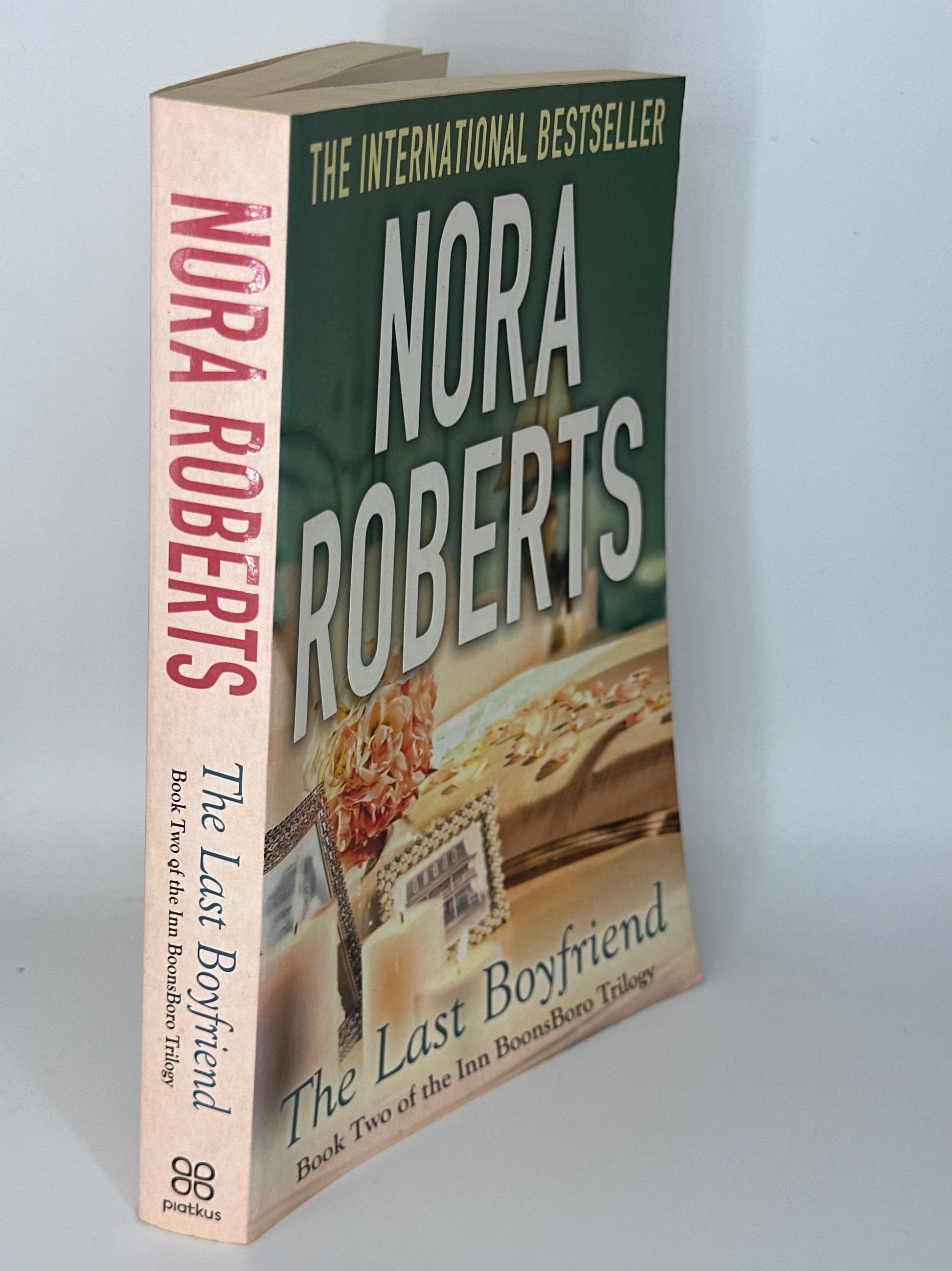 Nora Roberts Last Boyfriend spine used books