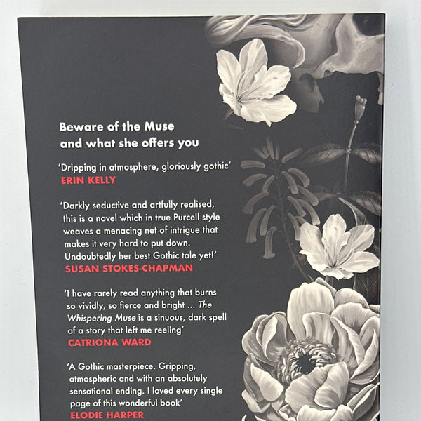 Laura Purcell Whispering Muse  actual back cover used books