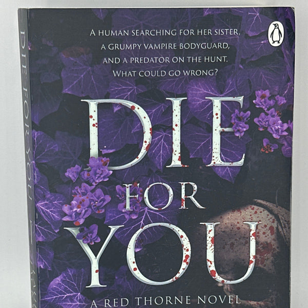 Lauren Jackson Die For You: A vampire mystery romance actual front cover used books