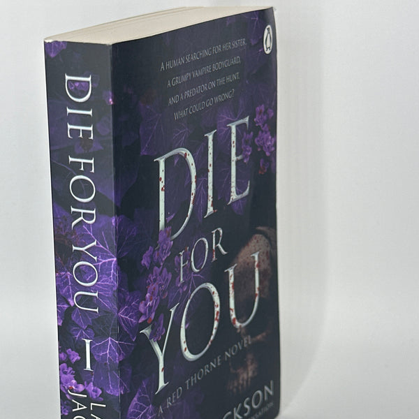 Lauren Jackson Die For You: A vampire mystery romance actual spine used books