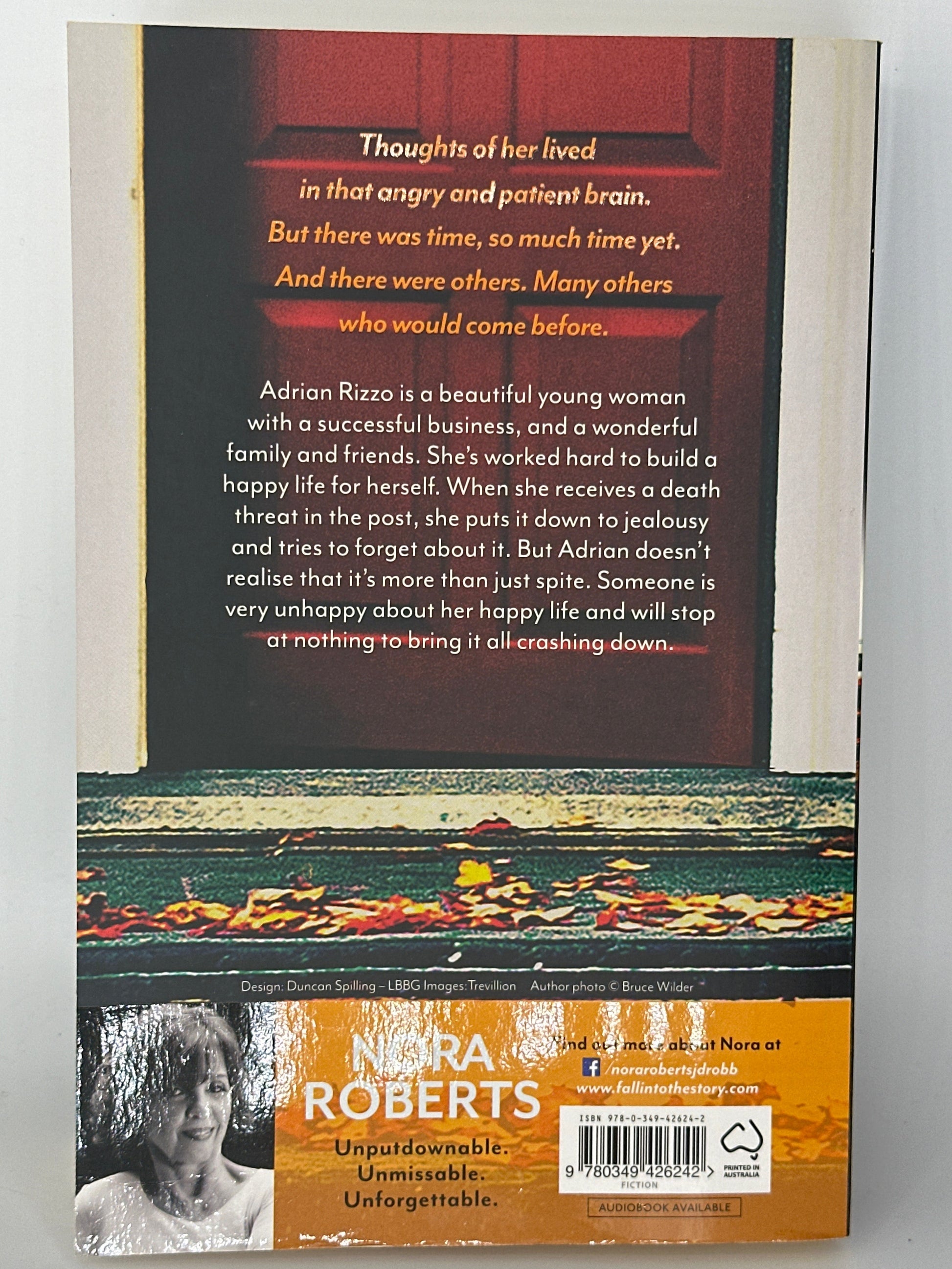 Nora Roberts Legacy back cover used books