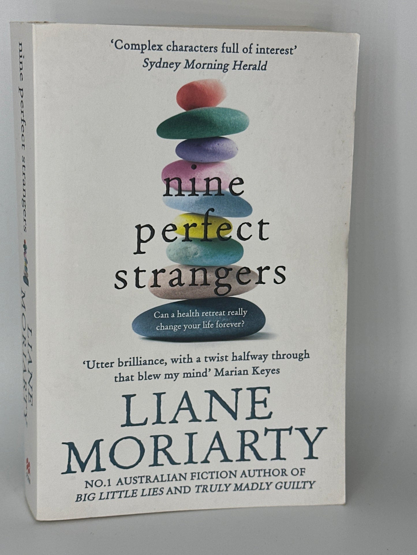 Liane Moriarty Nine Perfect Strangers actual front cover used books
