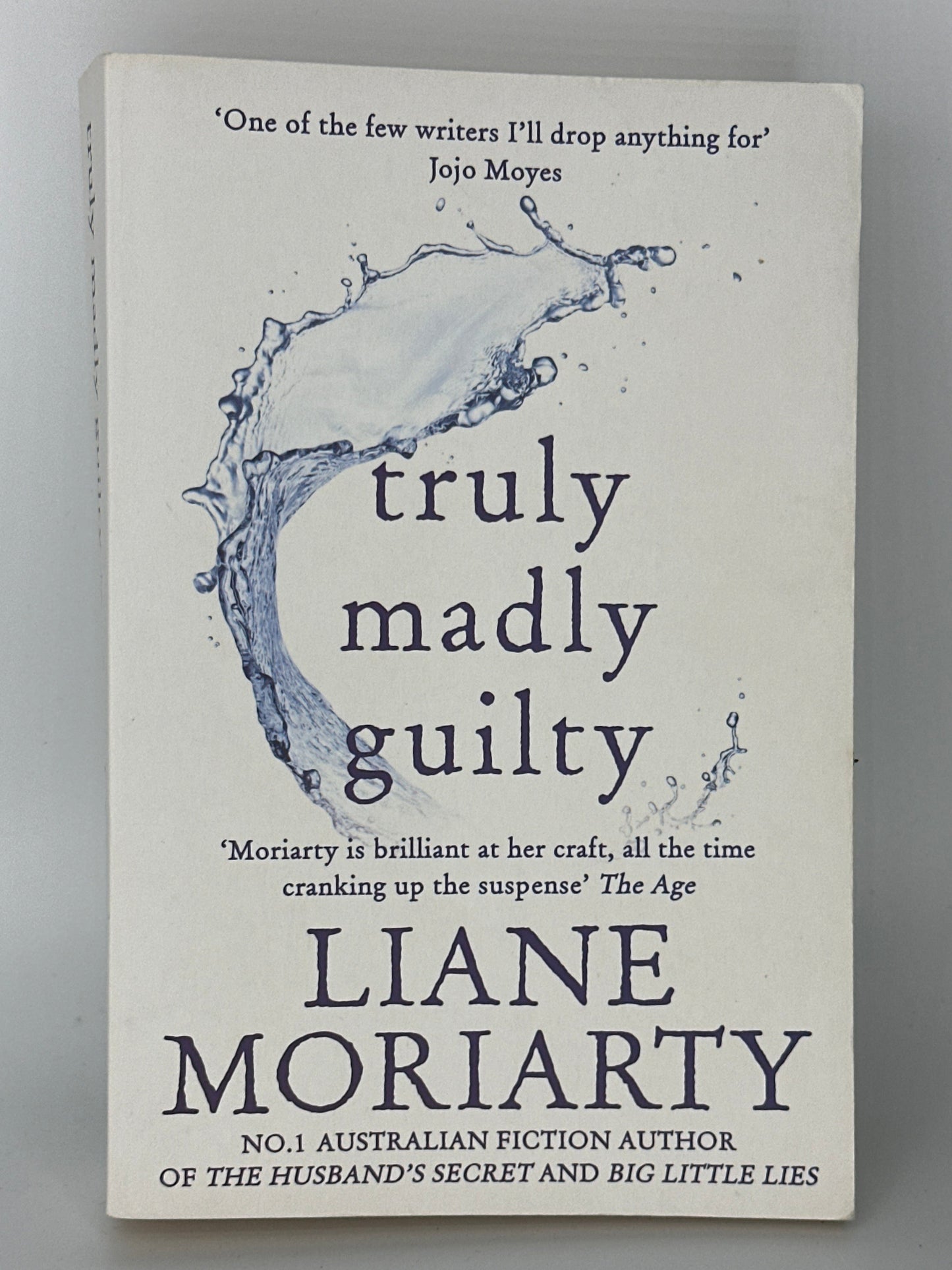 Liane Moriarty Truly Madly Guilty actual front cover used books