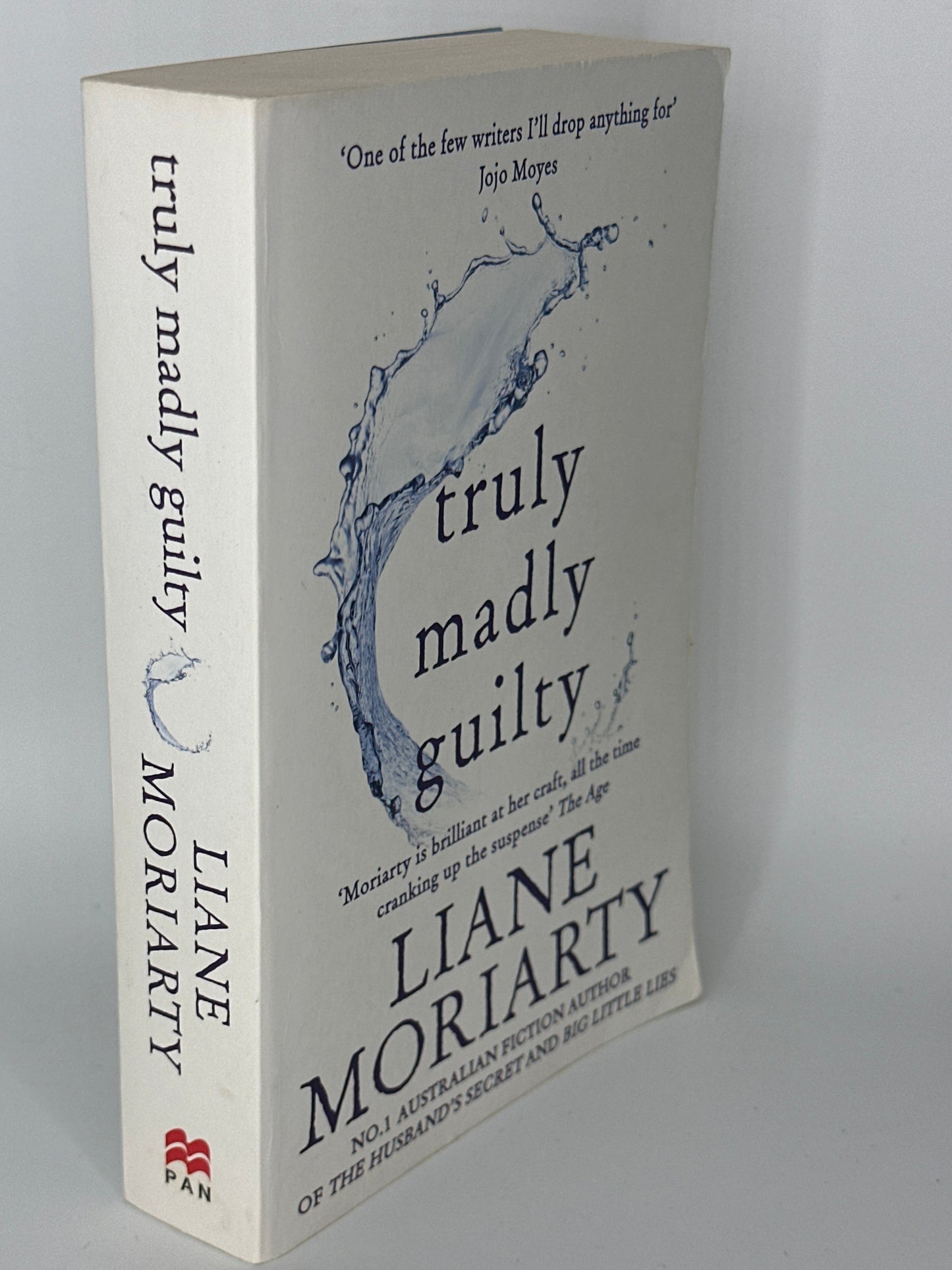 Liane Moriarty Truly Madly Guilty actual spine used books