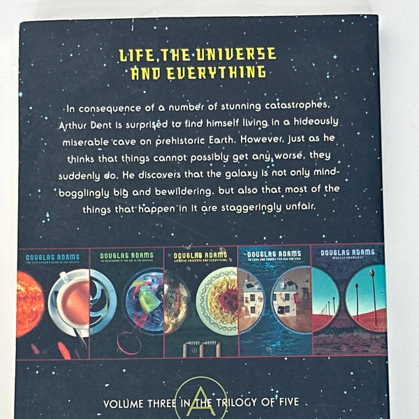 Douglas Adams Life, the Universe and Everything back cover image 2