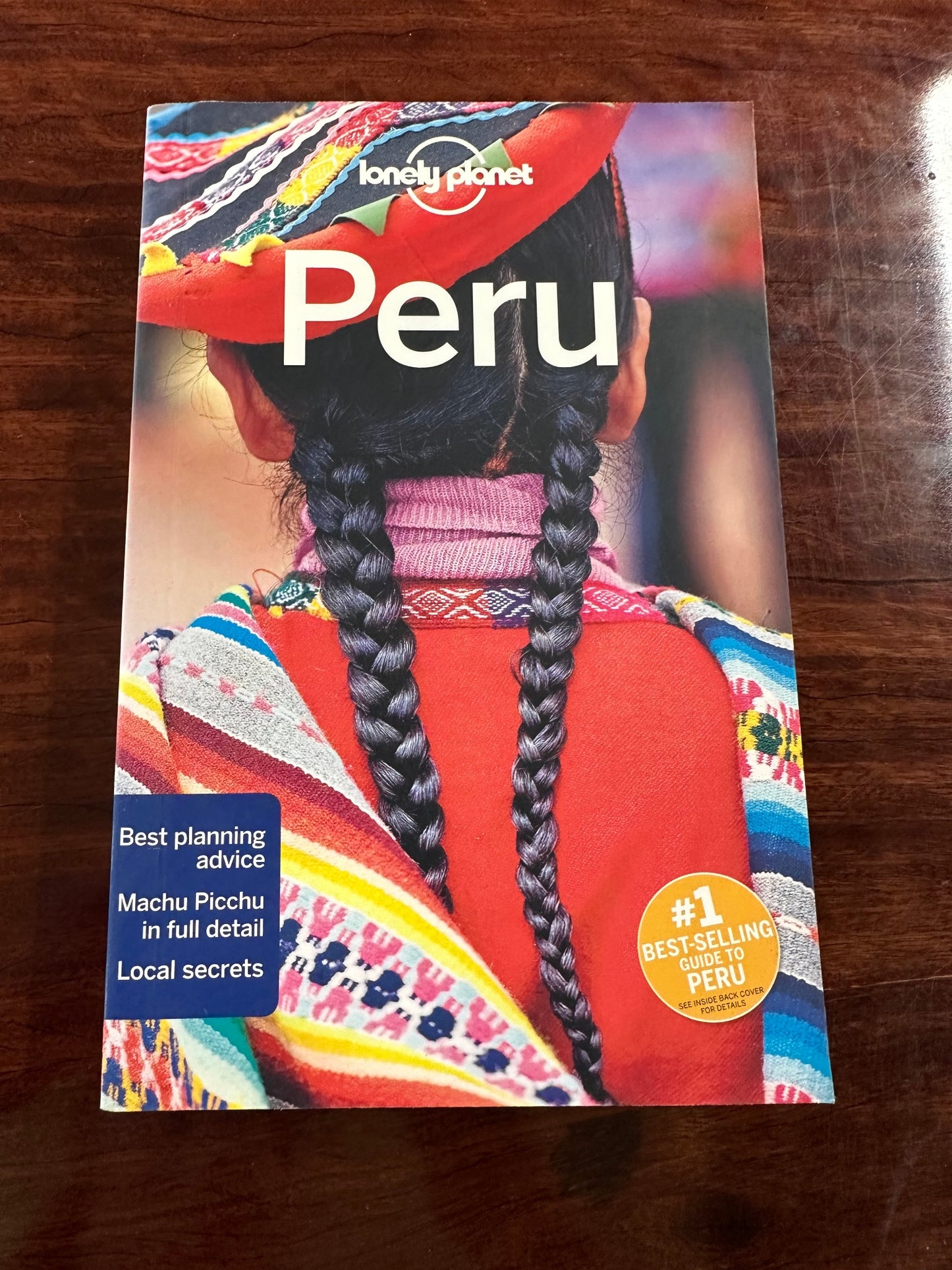 Lonely Planet Peru guide cover