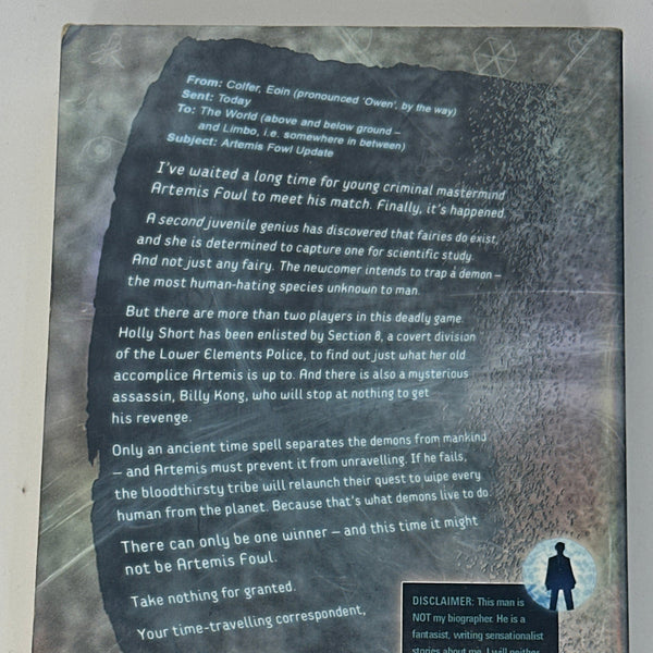 Artemis Fowl Lost Colony back cover image