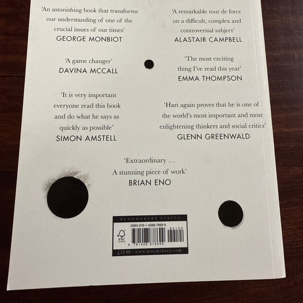 Johann Hari Lost Connections back cover