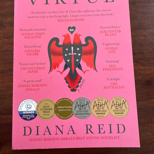 Diana Reid Love & Virtue front cover
