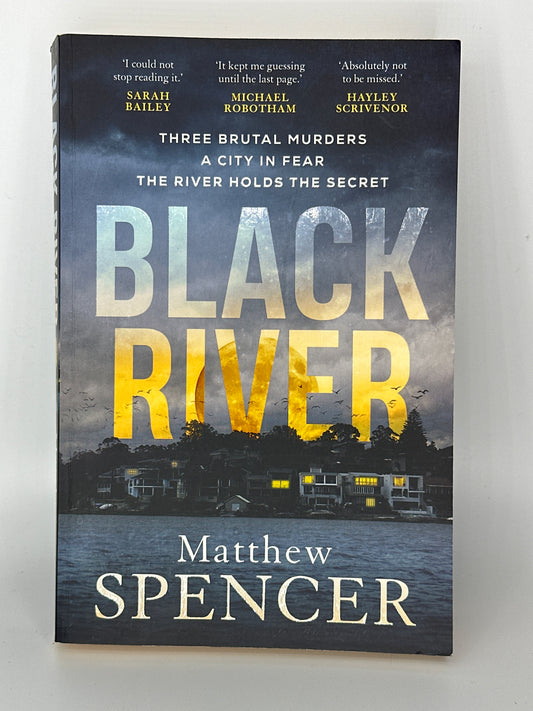 Matthew Spencer Black River actual front cover used books