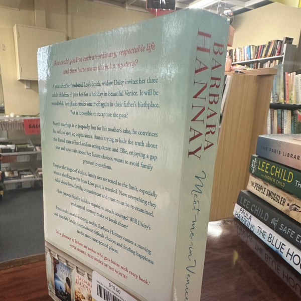 Barbara Hannay Meet Me in Venice back cover