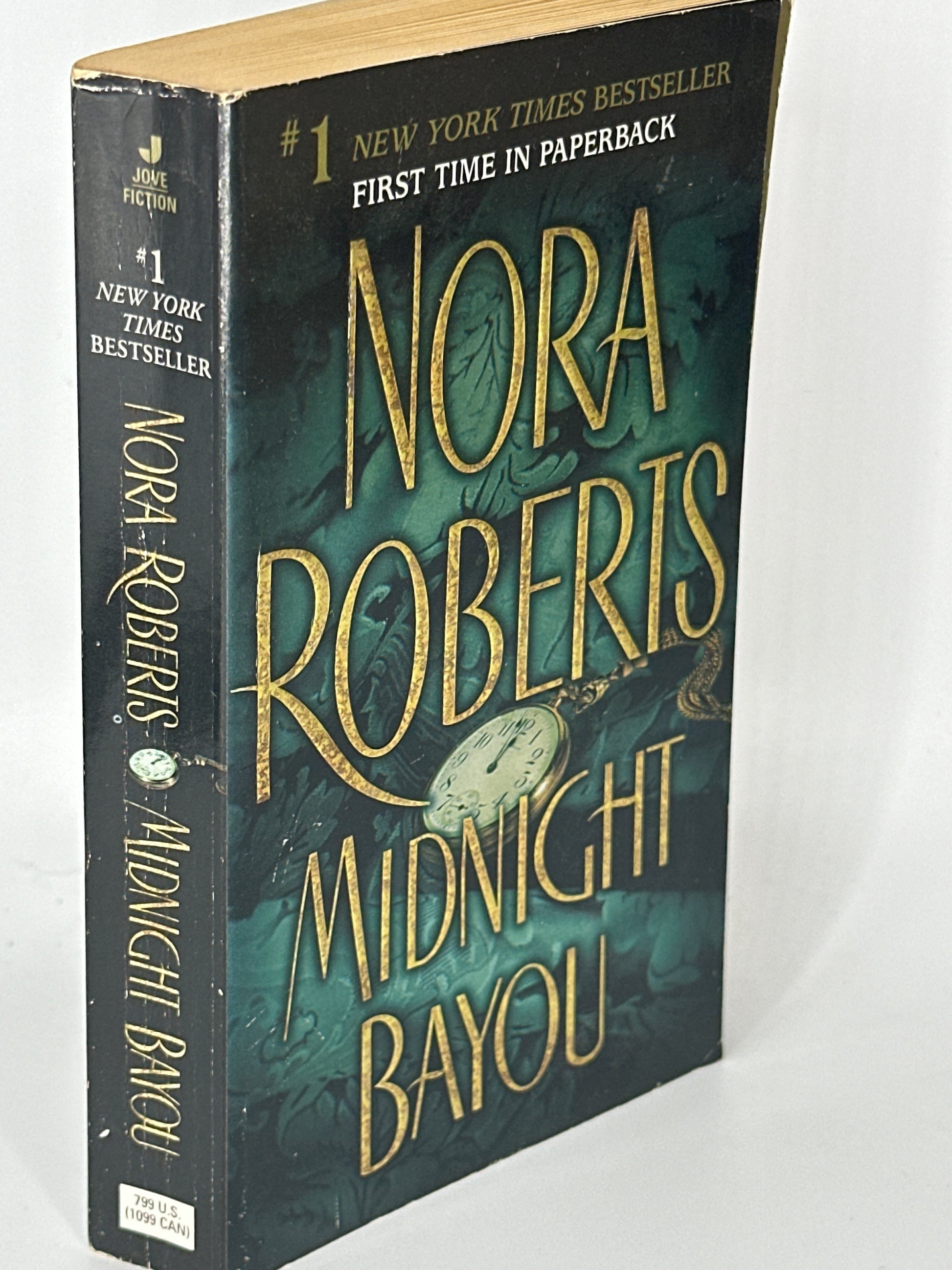 Nora Roberts Midnight Bayou spine used books