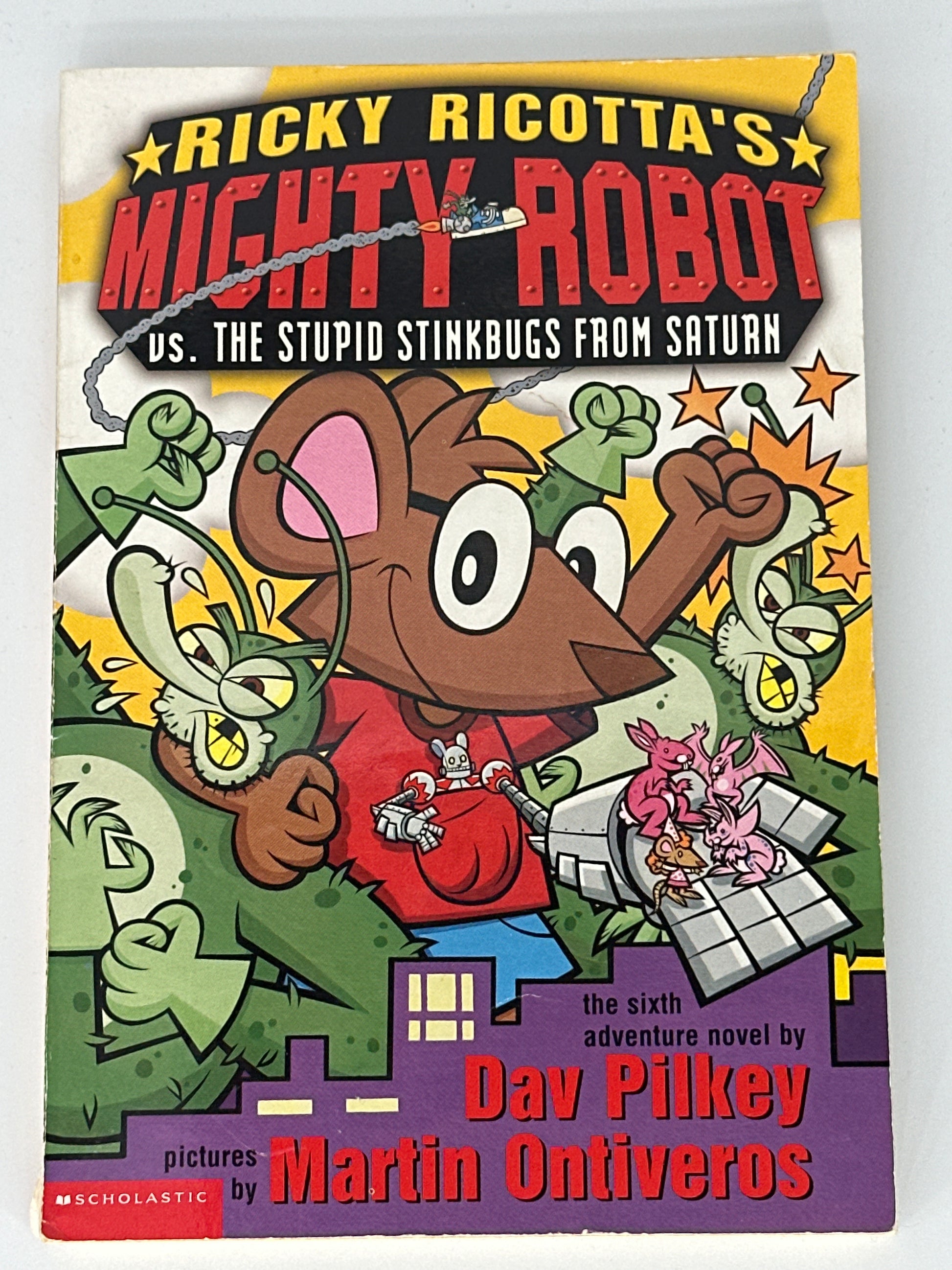 Ricky Ricotta's Mighty Robot vs. The Stupid Stinkbugs (6) from Saturn front cover image