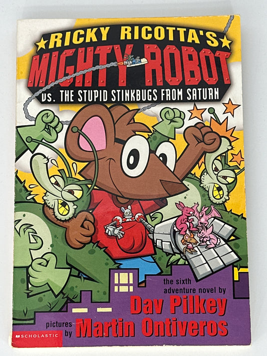 Ricky Ricotta's Mighty Robot vs. The Stupid Stinkbugs (6) from Saturn front cover image