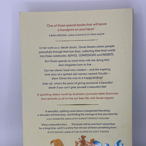 Mikki Brammer The Collected Regrets of Clover back cover used books