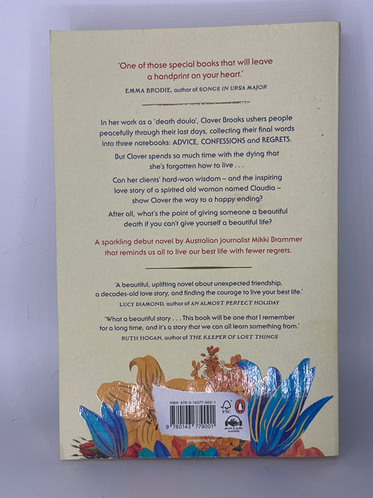 Mikki Brammer The Collected Regrets of Clover back cover used books