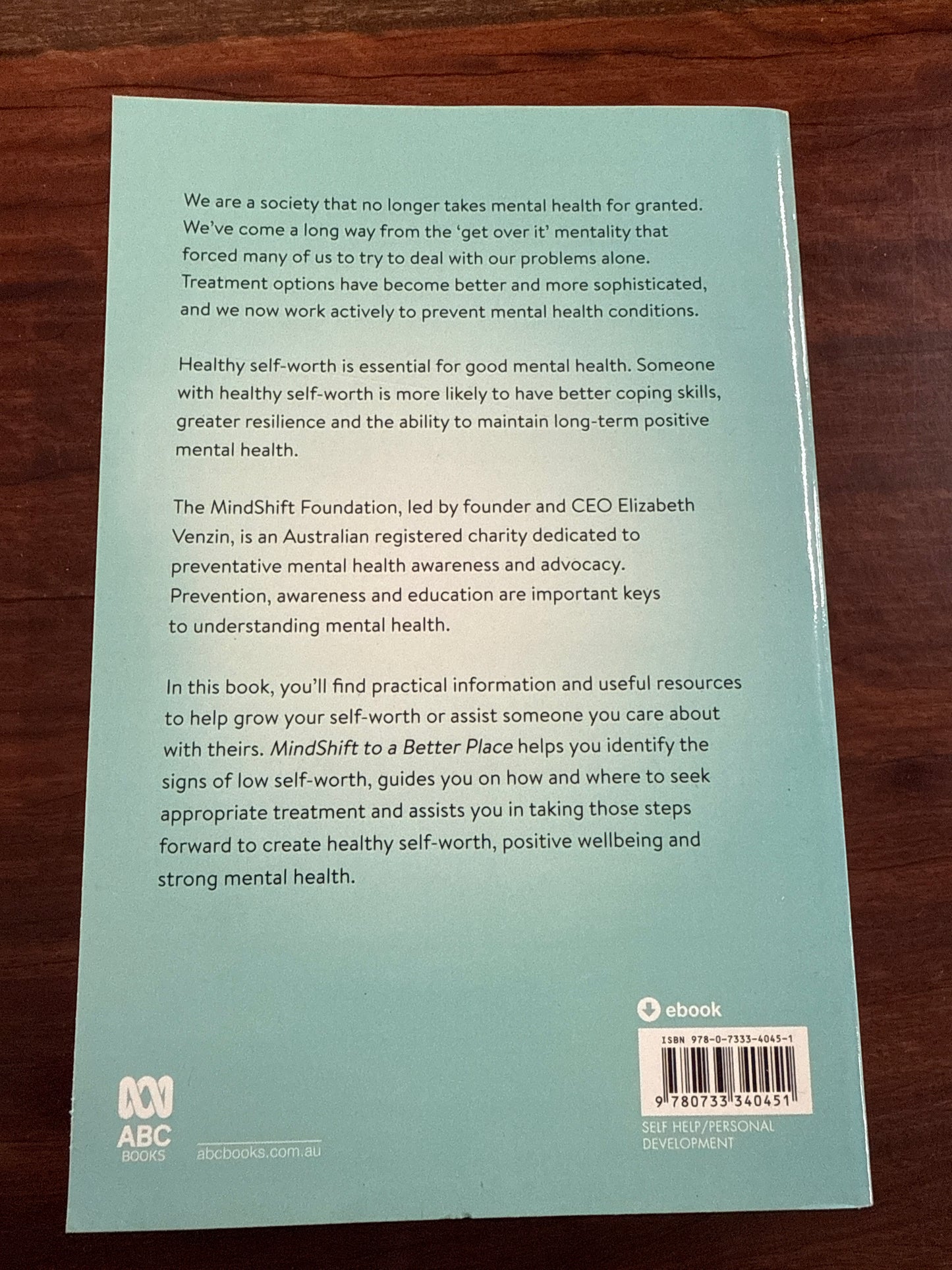 MindShift to a Better Place back  cover image