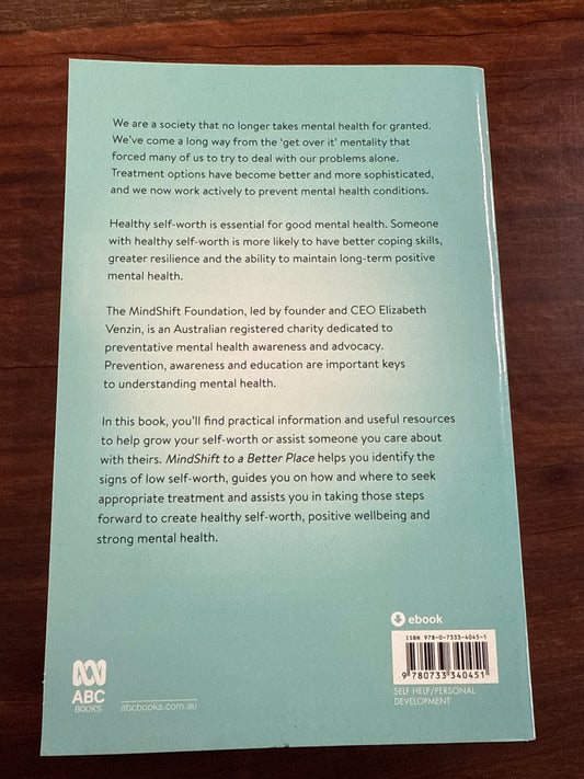MindShift to a Better Place back  cover image