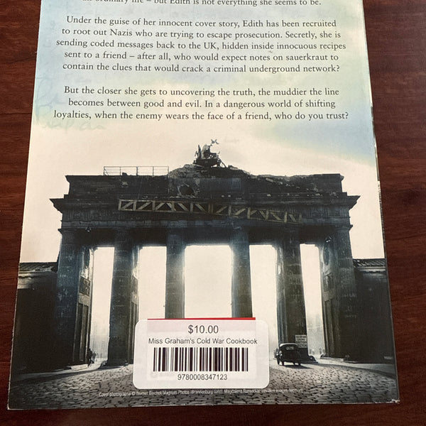 Celia Rees Miss Graham's Cold War Cookbook back cover