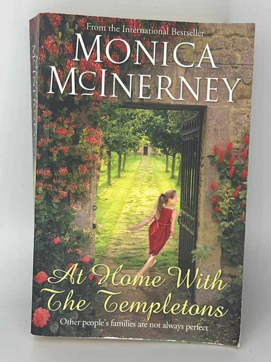 Monica McInerney At Home with the Templetons actual front cover used books