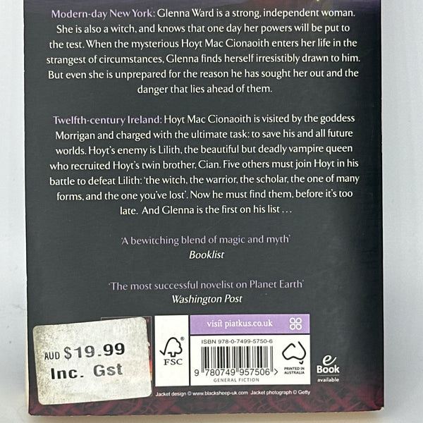 Nora Roberts Morrigans Cross back cover used books