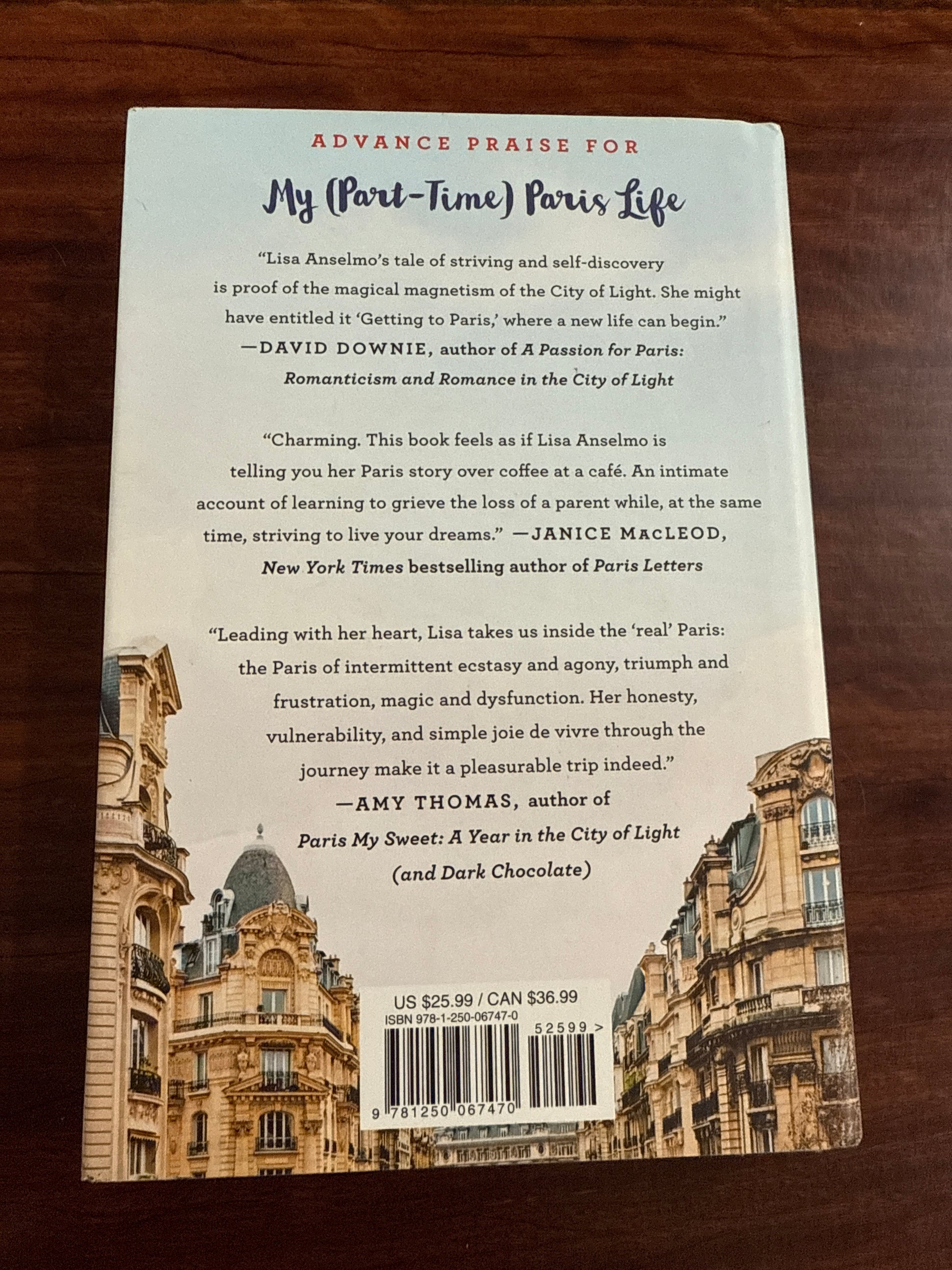 Lisa Anselmo My (Part-Time) Paris Life back cover