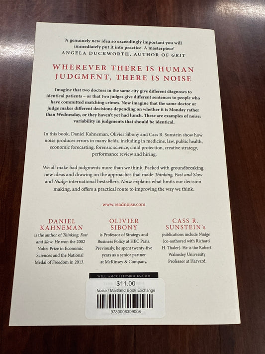 Noise back cover
