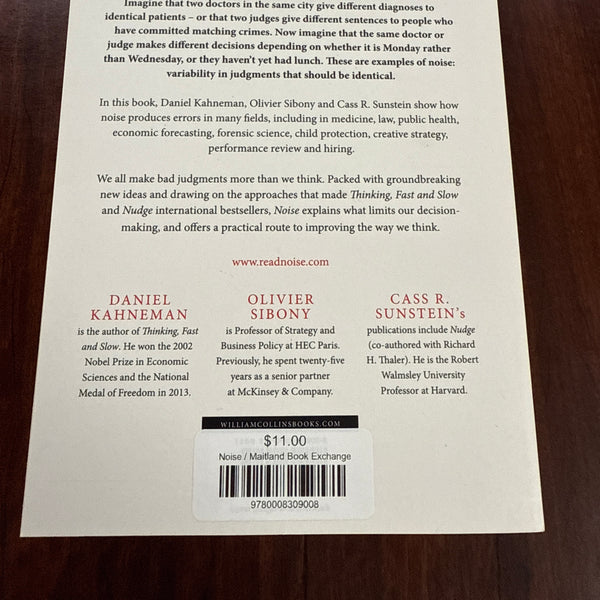Noise back cover