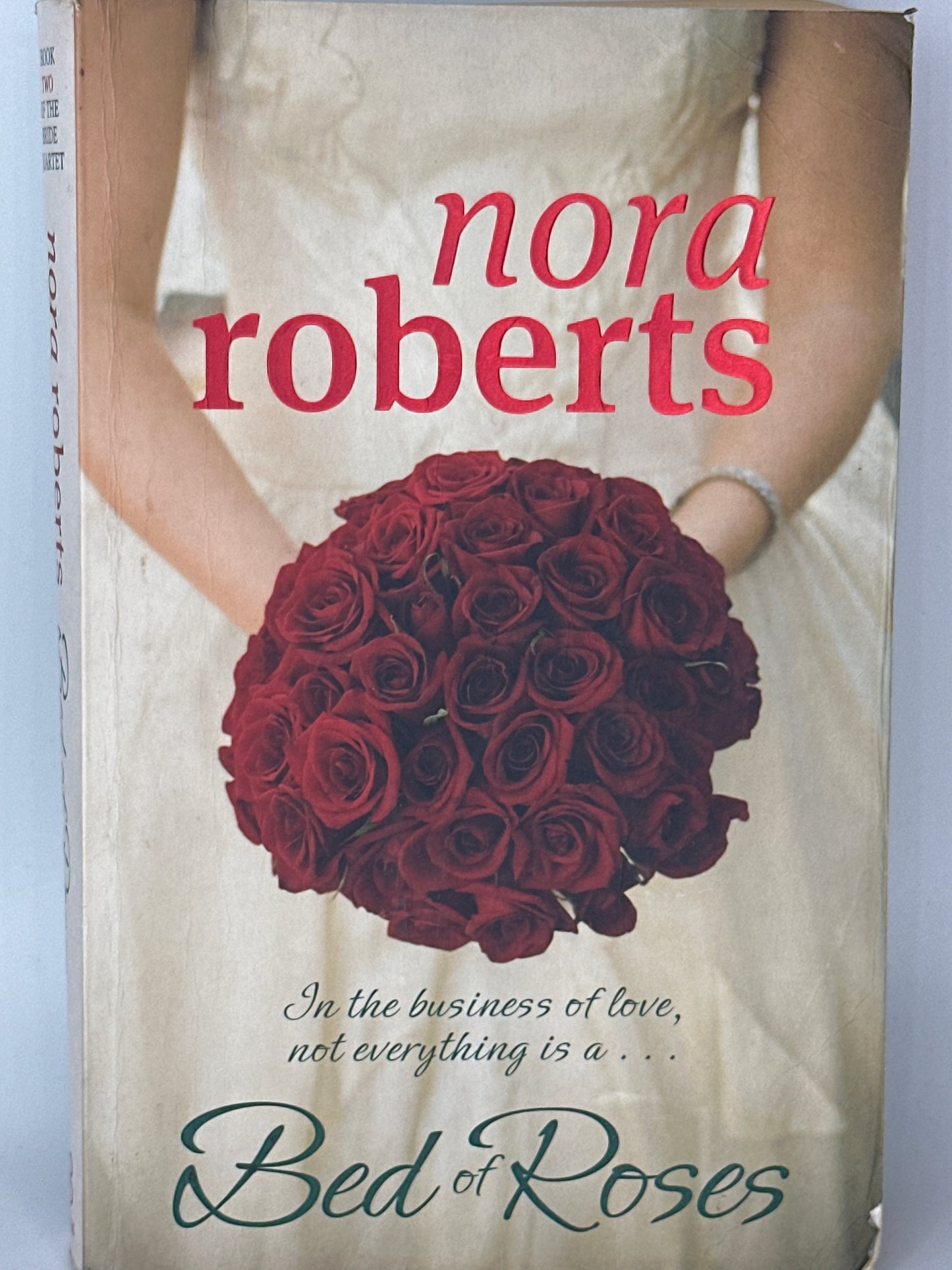 Nora Roberts Bed Of Roses actual front cover used books