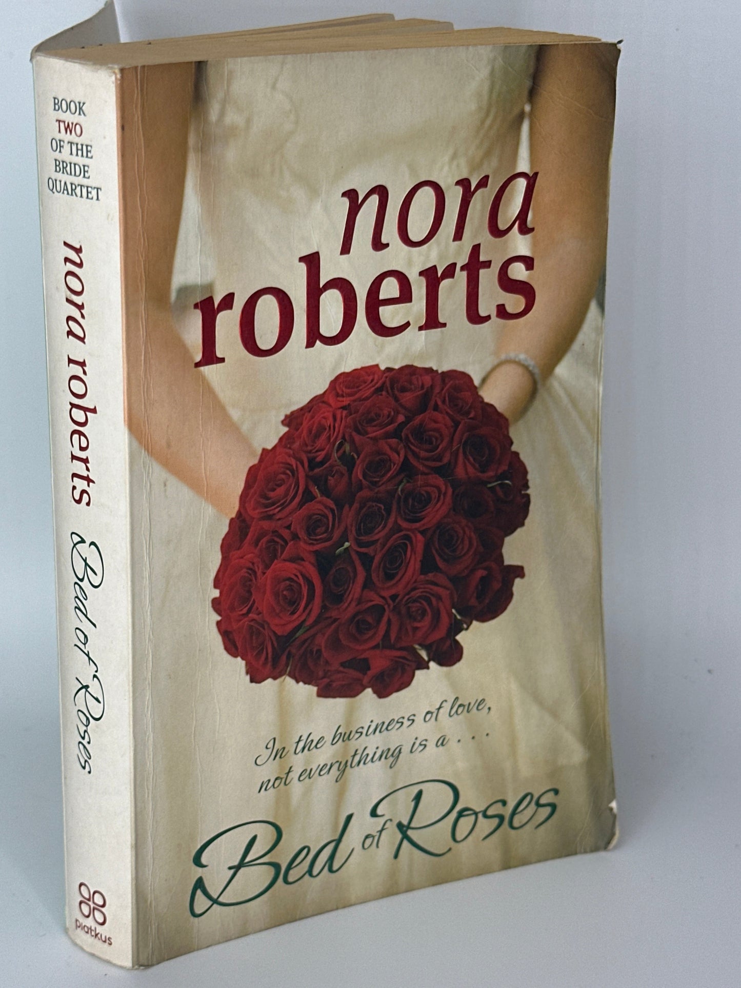 Nora Roberts Bed Of Roses actual spine used books