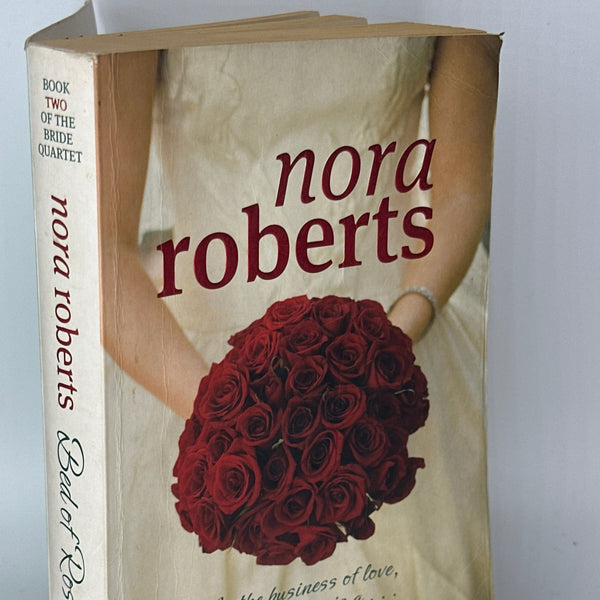 Nora Roberts Bed Of Roses actual spine used books