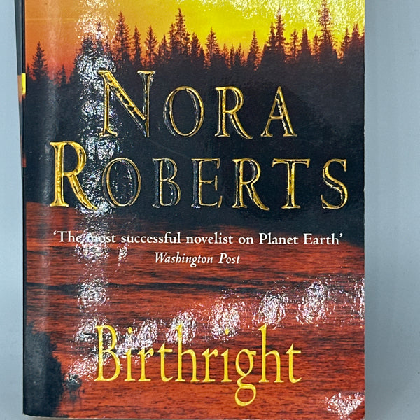 Nora Roberts Birthright actual front cover used books