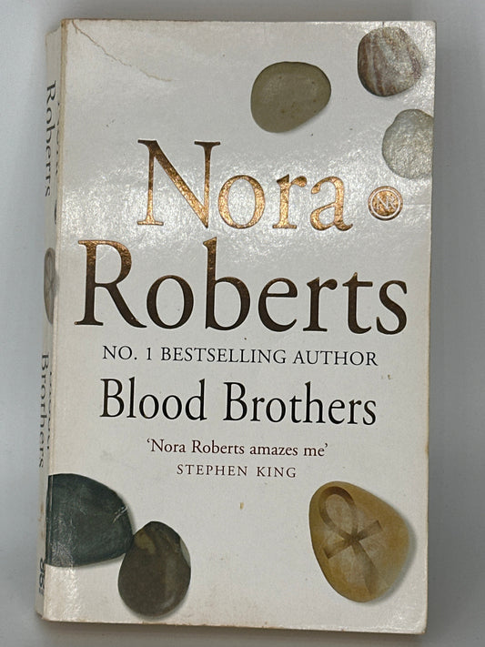Nora Roberts Blood Brothers (Sign of Seven Trilogy) actual front cover used books