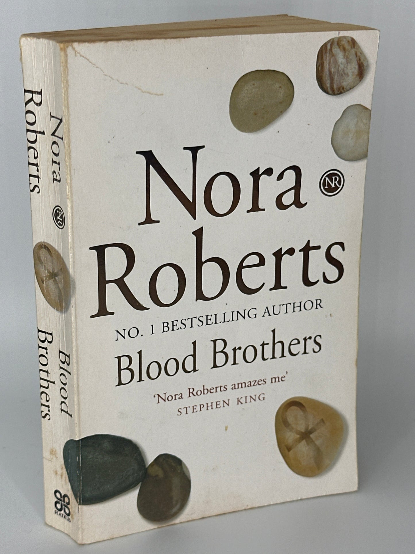 Nora Roberts Blood Brothers (Sign of Seven Trilogy) actual spine used books