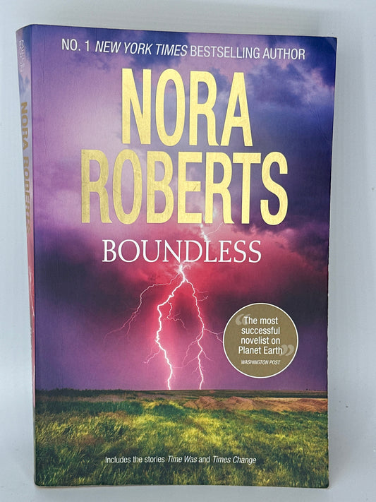 Nora Roberts Boundless actual front cover used books