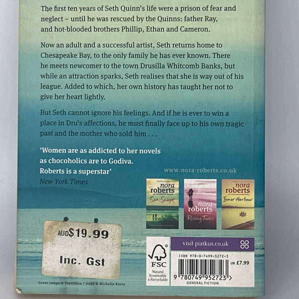 Nora Roberts Chesapeake Blue: Number 4 in series (Chesapeake Bay) actual back cover used books