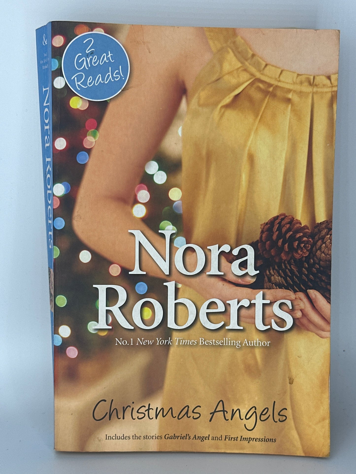 Nora Roberts Christmas Angels actual front cover used books