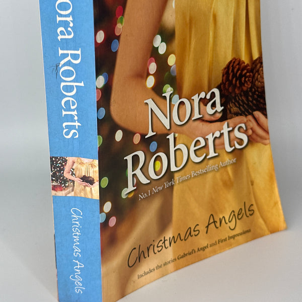 Nora Roberts Christmas Angels actual spine used books