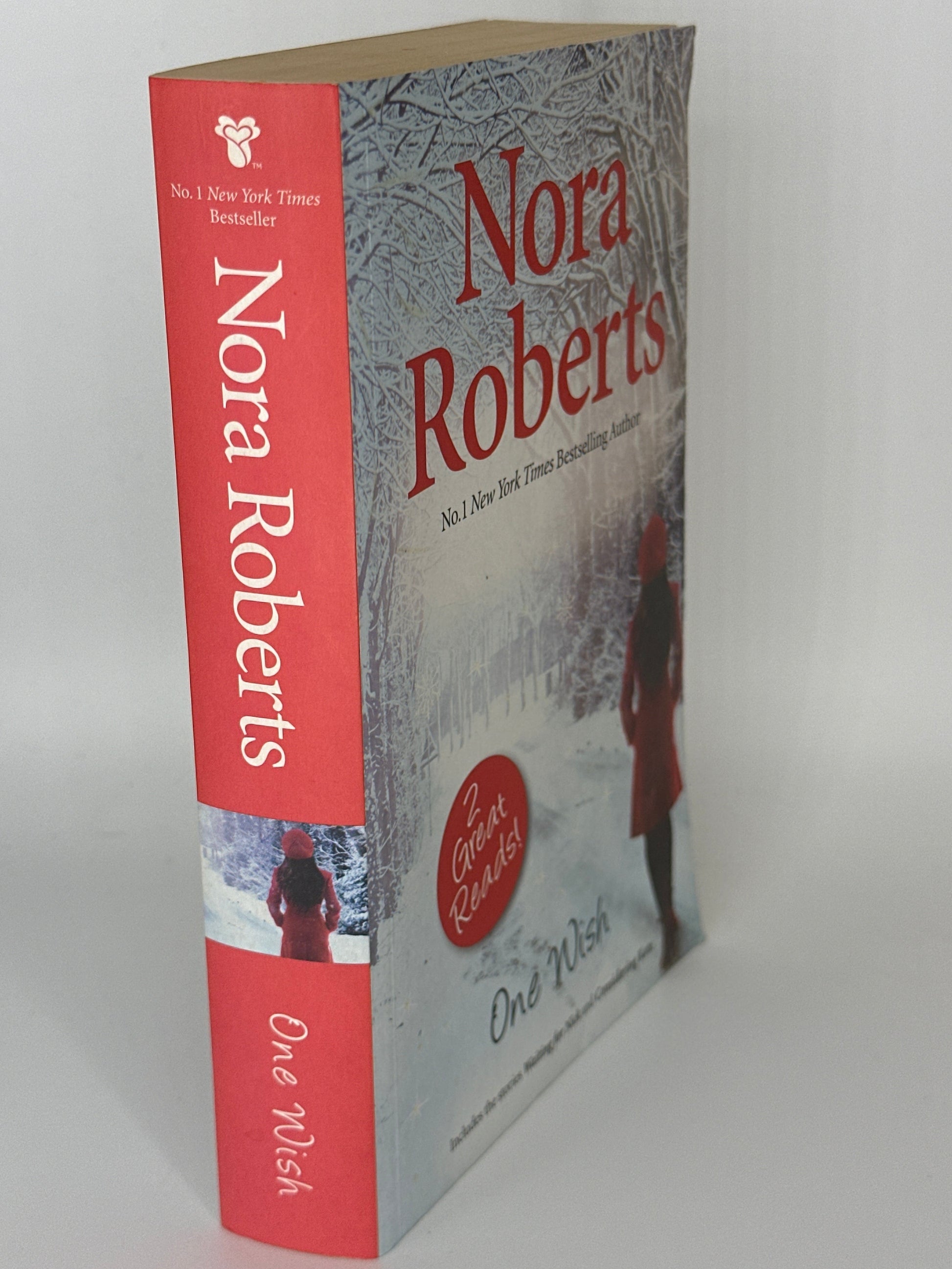 Nora Roberts One Wish spine used books