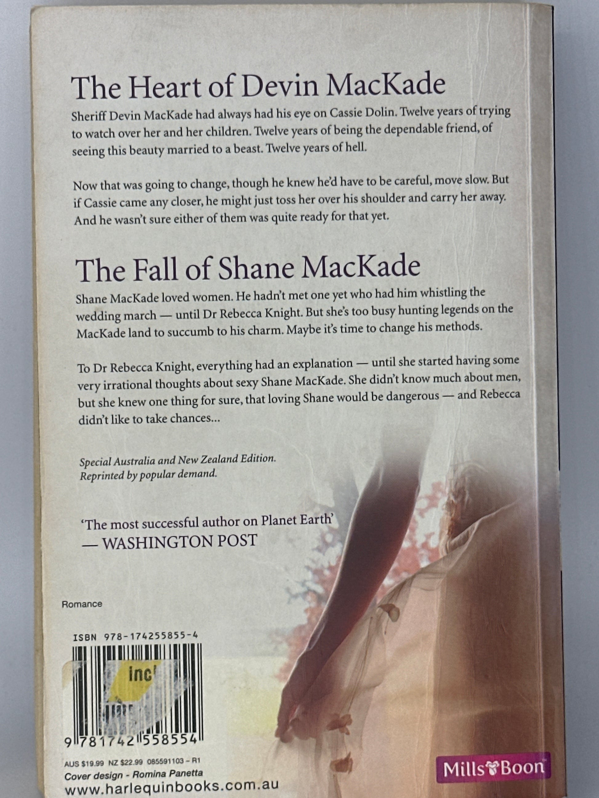 Nora Roberts Only You back cover used books