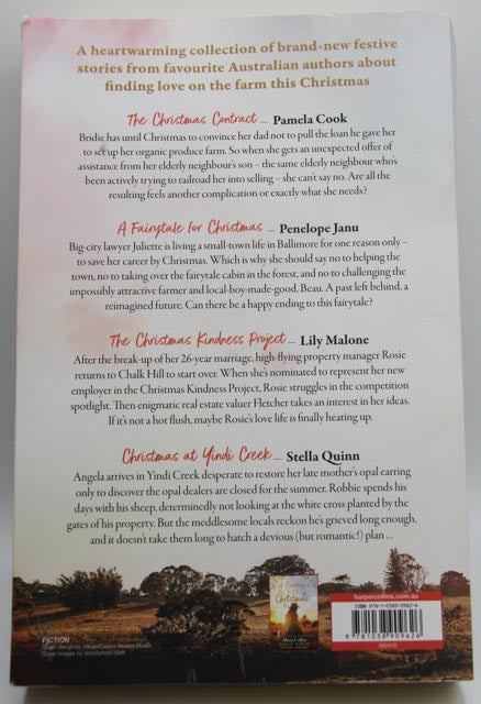 Pamela Cook A Country Farm Christmas actual back cover used books