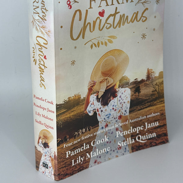 Pamela Cook A Country Farm Christmas actual spine used books