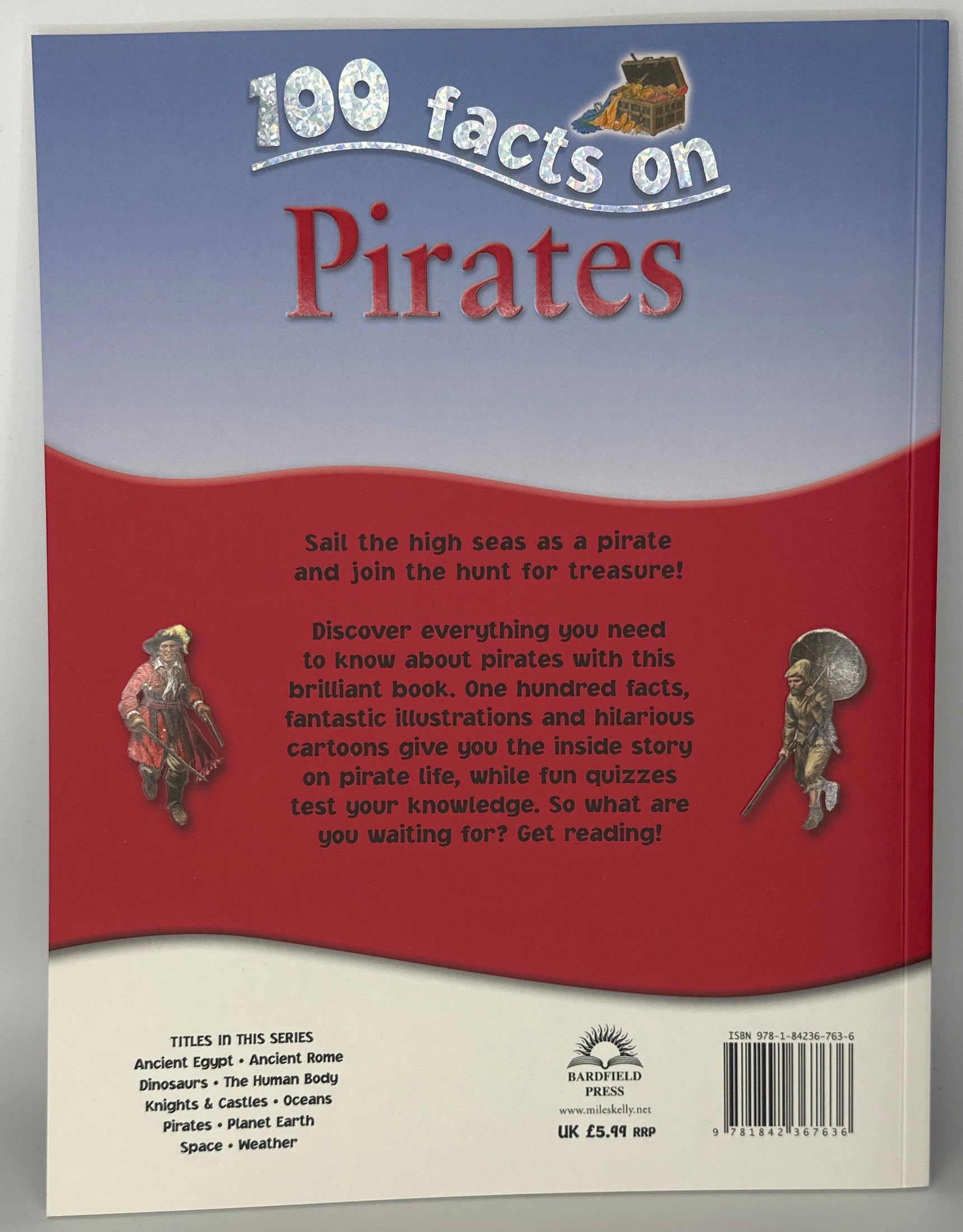 100 Facts Pirates back cover used books