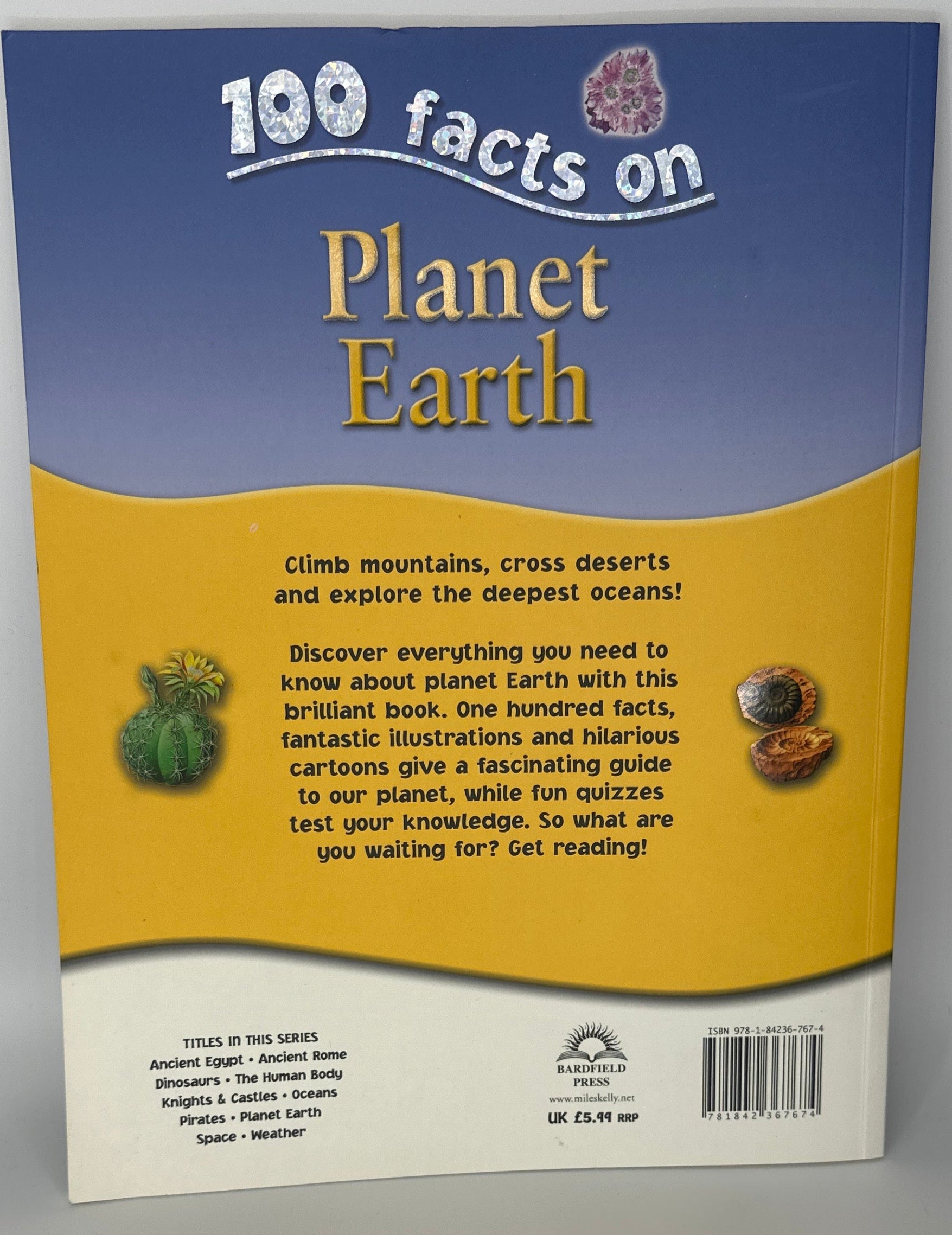 100 facts on Planet Earth back cover used books