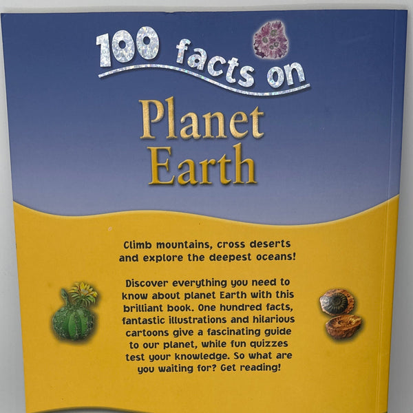 100 facts on Planet Earth back cover used books